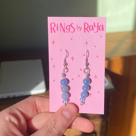 Blue Aventurine Earrings