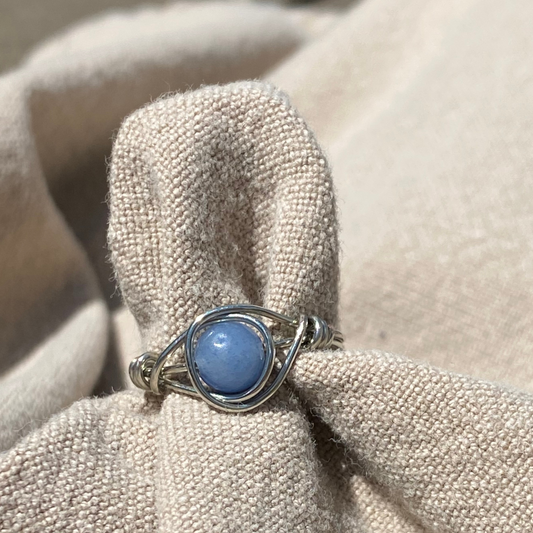 Blue Aventurine Ring