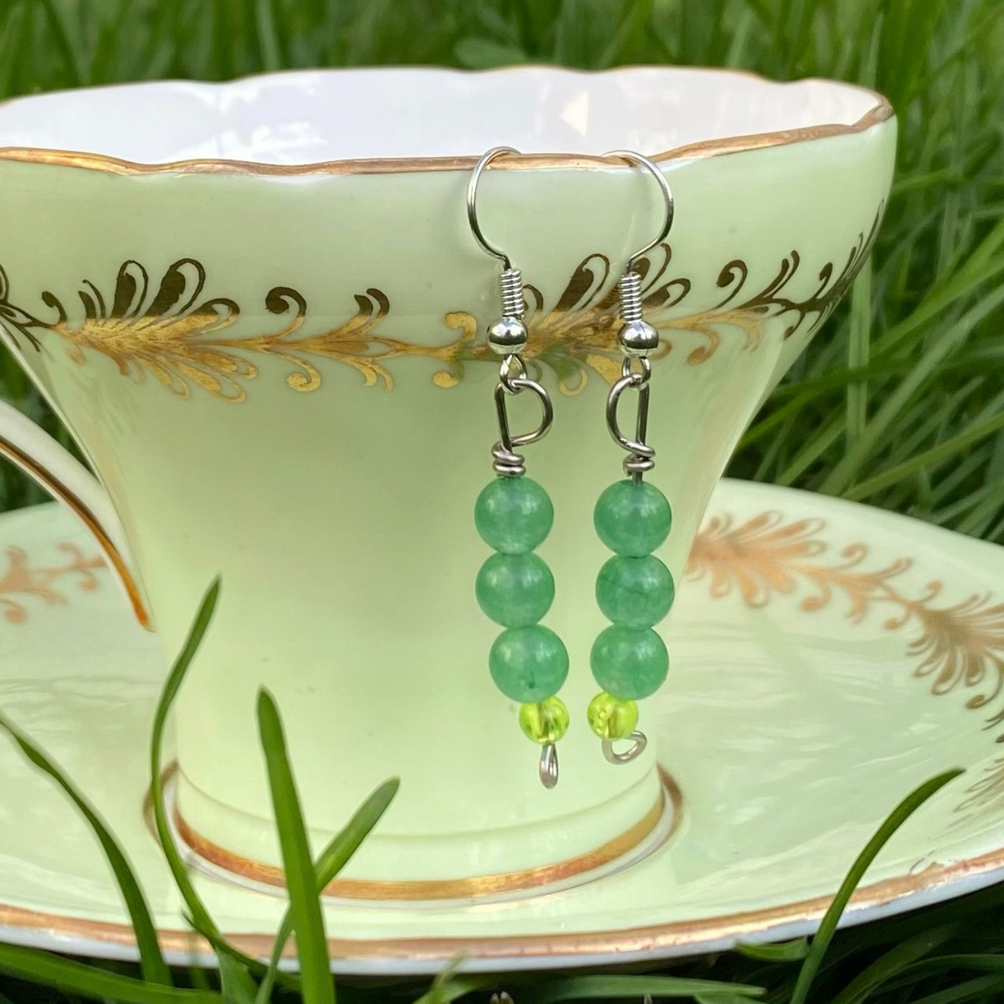 Green Aventurine Earrings