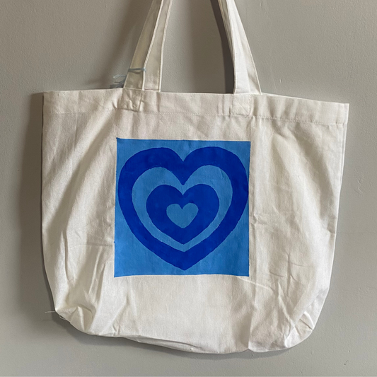 Radiating Hearts Tote Bag