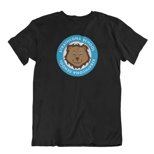 Strathcona School Tee (Adult) | Black