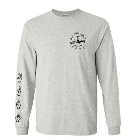 Winnipeg Roller Derby Long Sleeved Tee | A.S.L. Edition