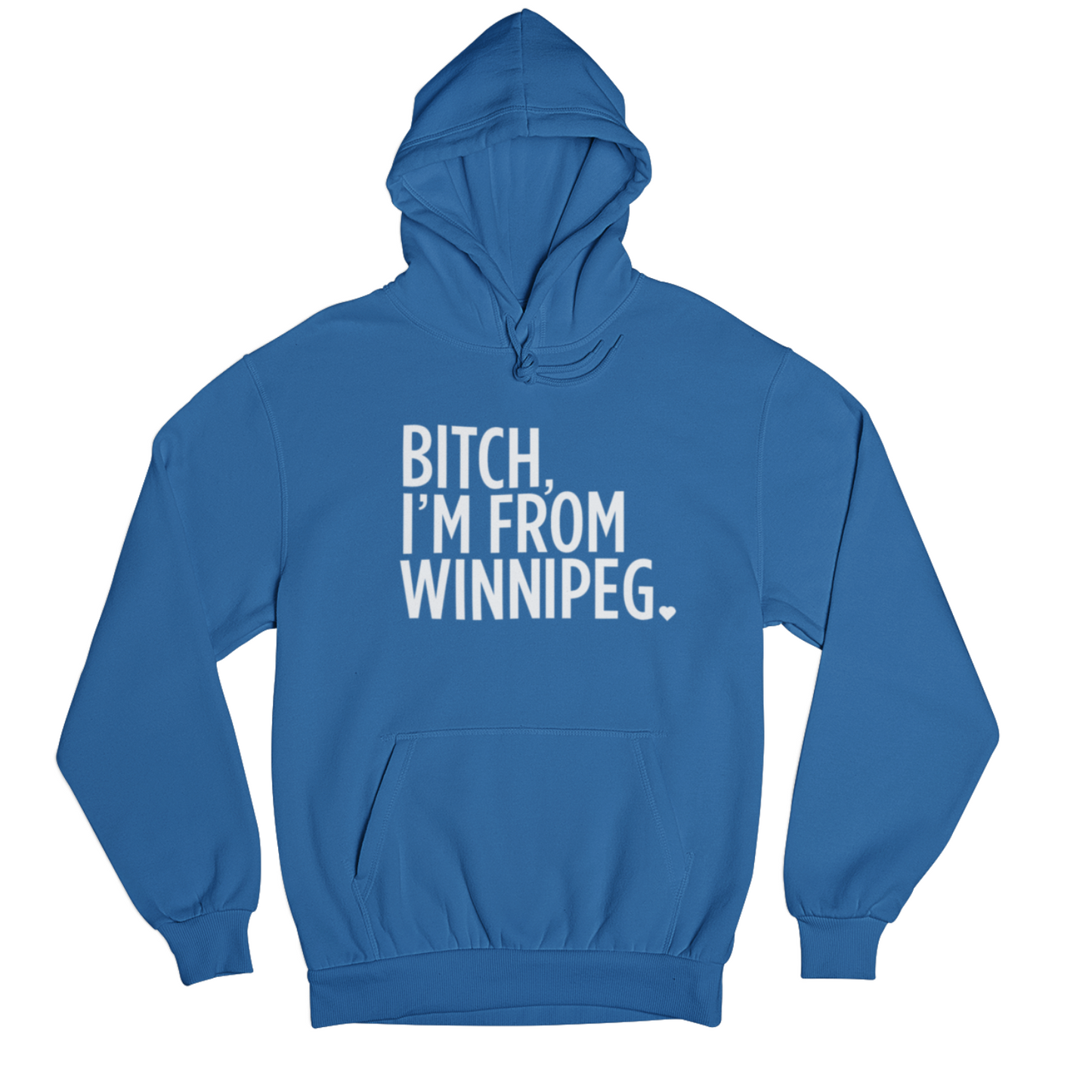 BIFW Hoodie | White on Royal