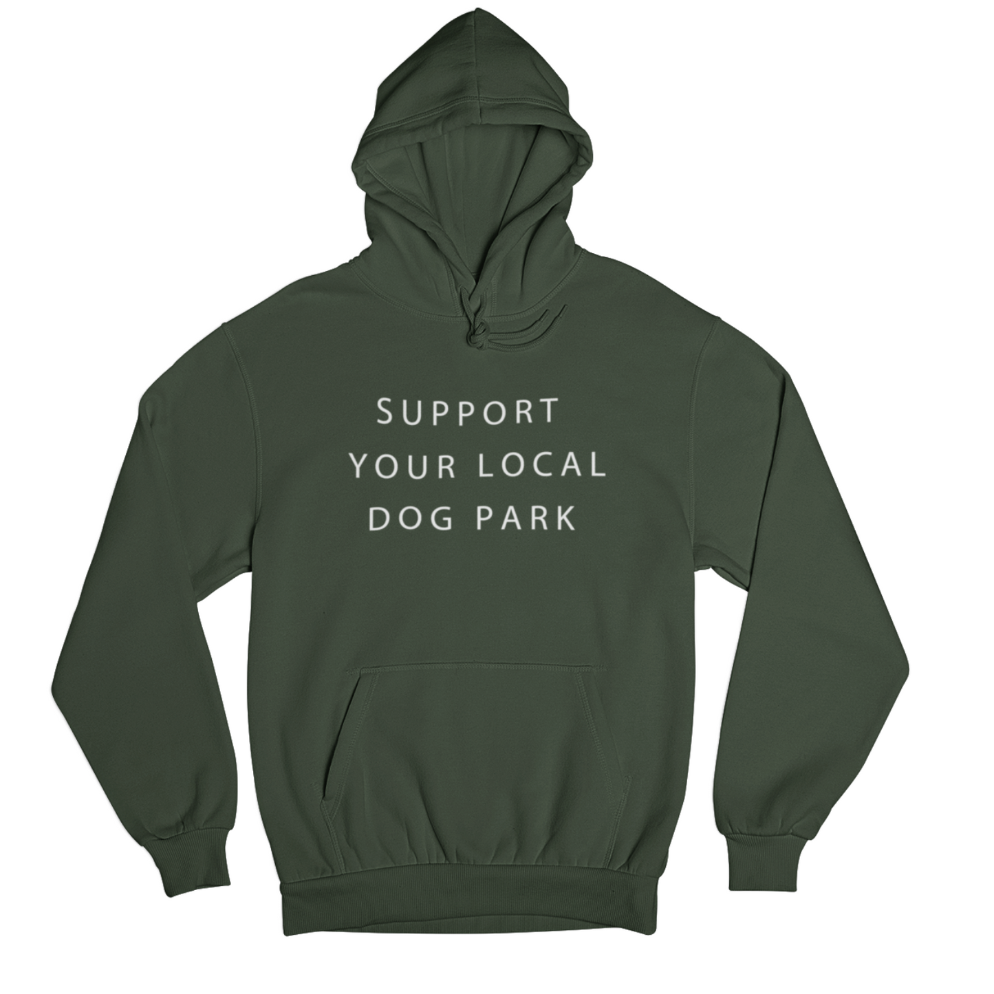 Support Your Local Dog Park Hoodie | Forest