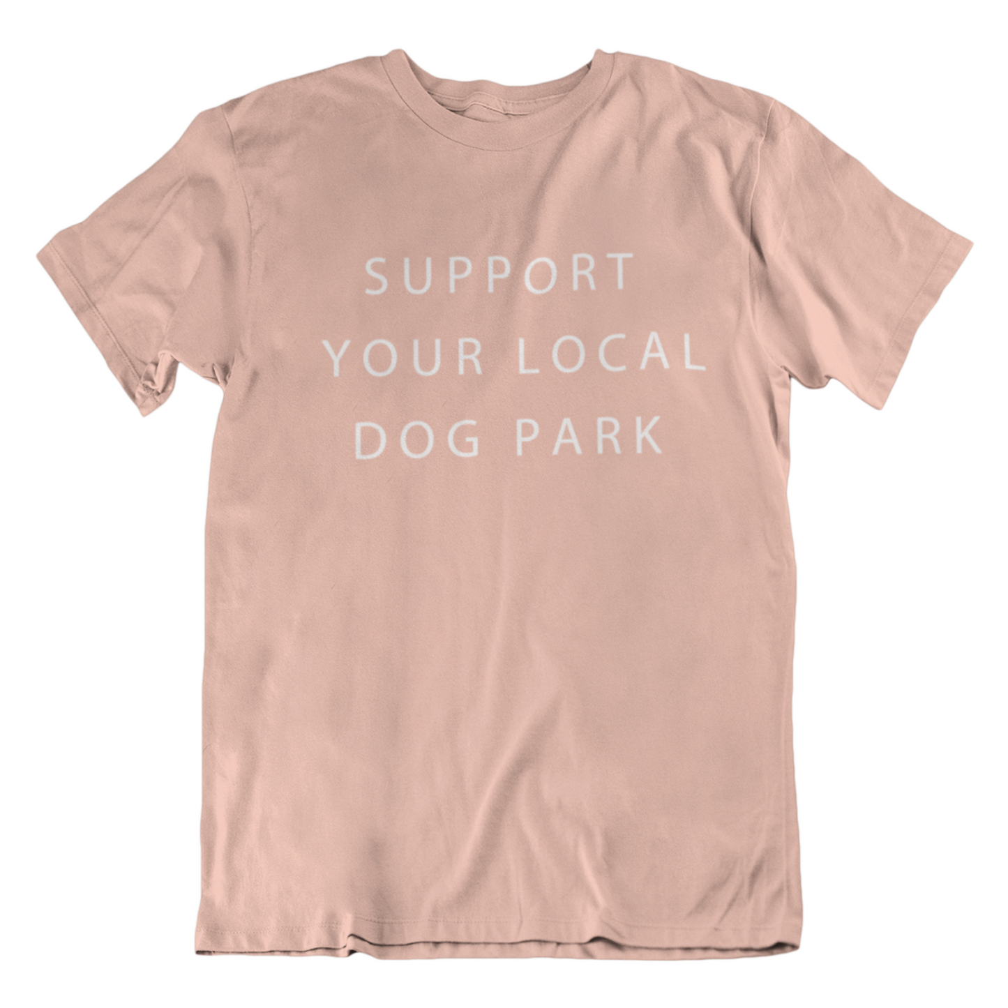 Support Your Local Dog Park Tee | Peach