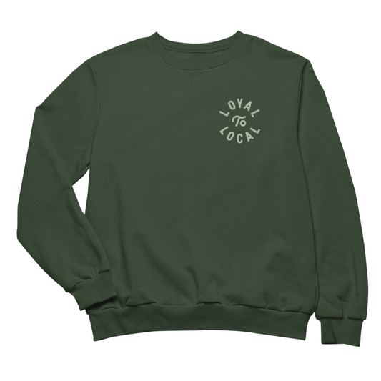 Loyal To Local Crewneck | Sage on Forest