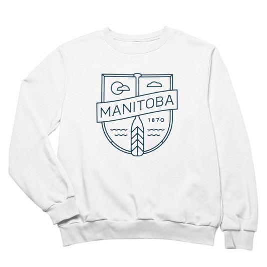 MB Cottage Crewneck | Navy on White