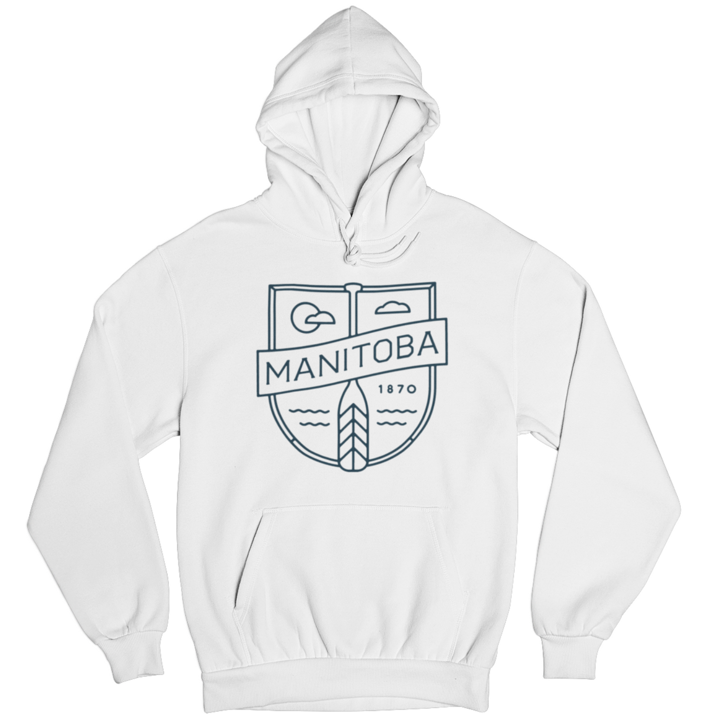 MB Cottage Hoodie | Navy on White
