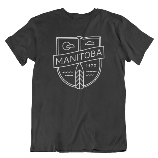 MB Cottage Tee | White on Black