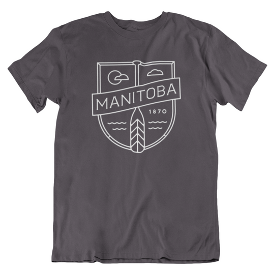 MB Cottage Tee | White on Charcoal