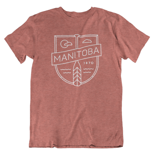 MB Cottage Tee | White on Heather Clay