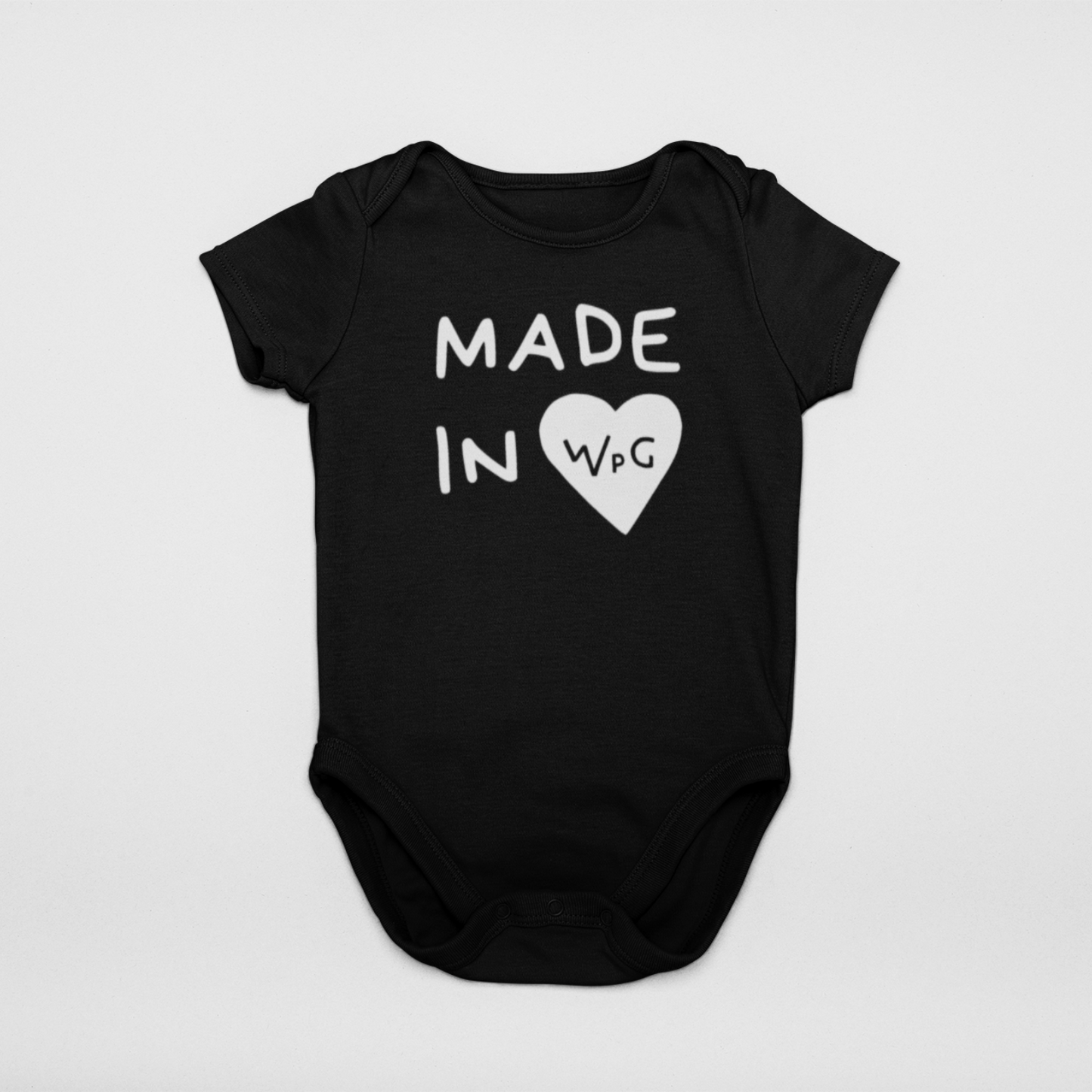 Made In WPG Infant Onesie | Black