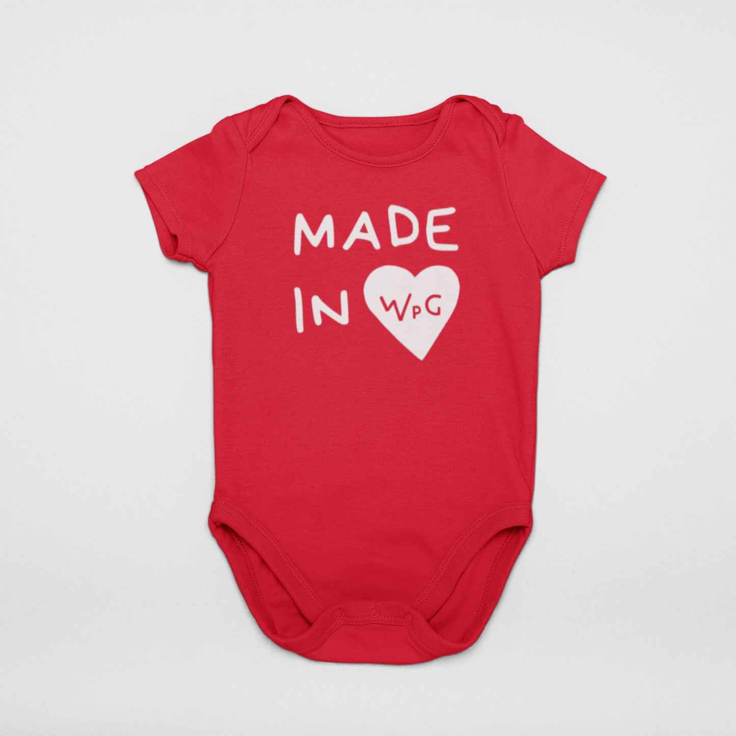 Made In WPG Infant Onesie | Red