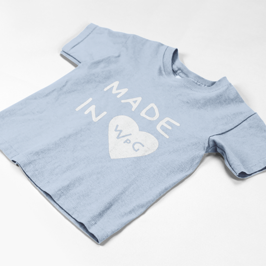 Made in WPG Toddler Tee | Baby Blue