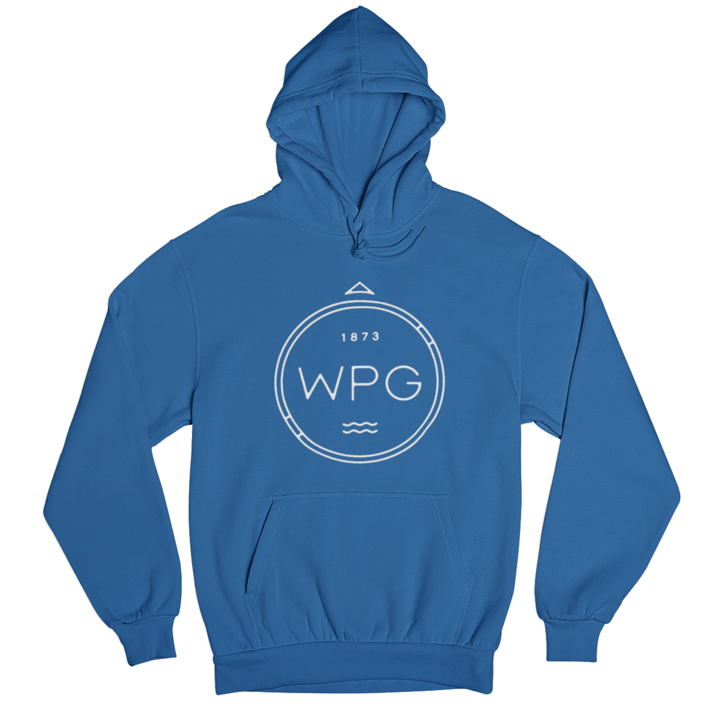 WPG Compass Hoodie | White on Royal
