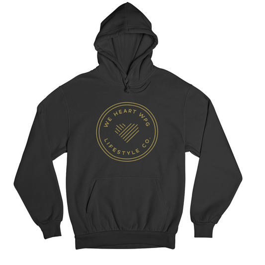 WHW Lifestyle Hoodie | Gold on Black