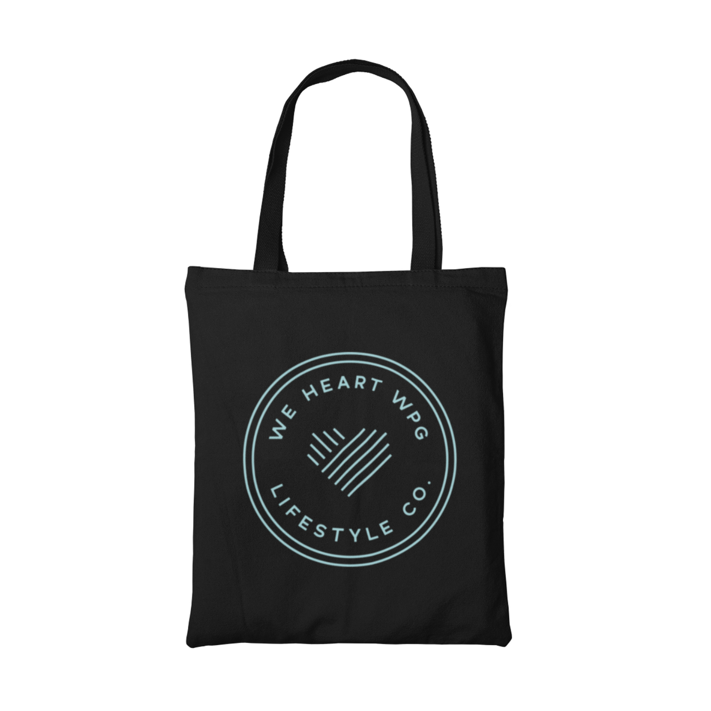 WHW Lifestyle Tote | Teal on Black