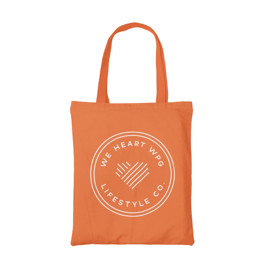 WHW Lifestyle Tote | White on Orange