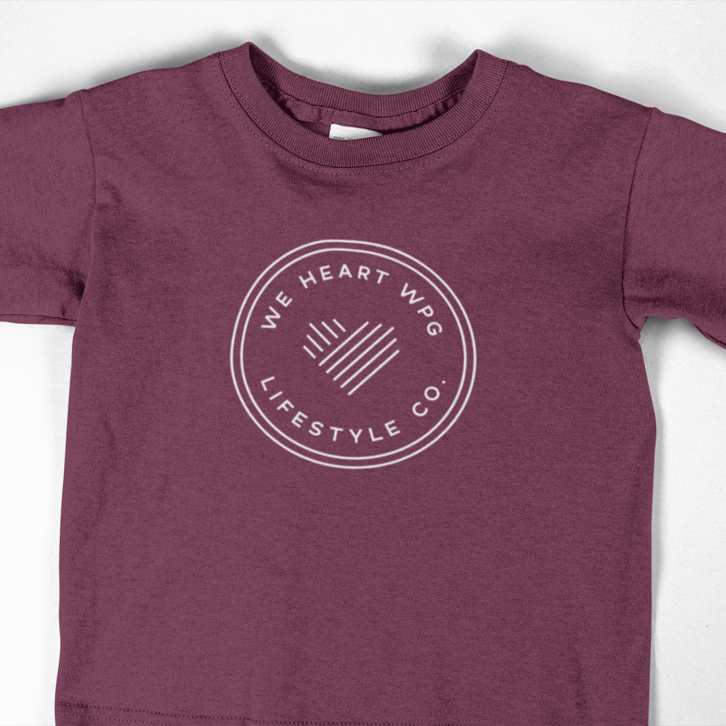 WHW Lifestyle Youth Tee | Maroon