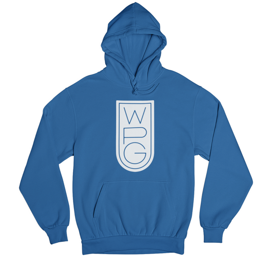 WPG Crest Hoodie | White on Royal