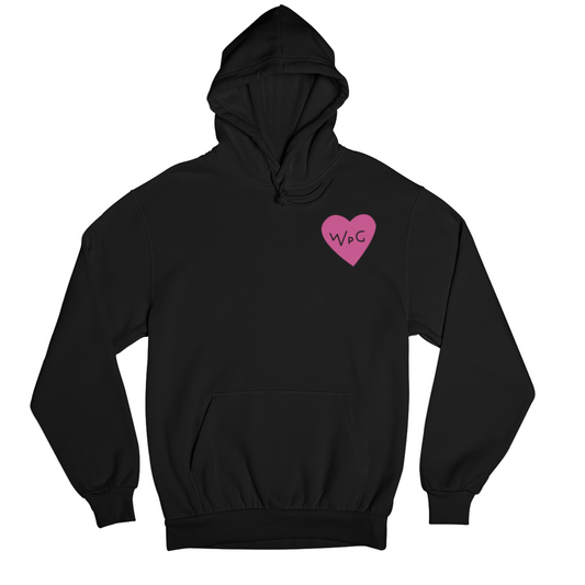 WPG Heart Hoodie | Pink on Black