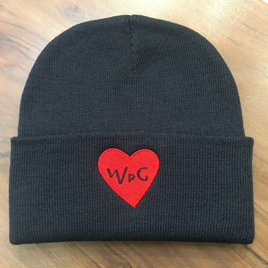 WPG Heart Toque | Red on Navy